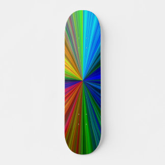 Skateboard Rainbow Burst