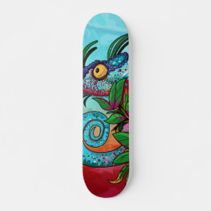 Skateboard Rainbow Chameleon