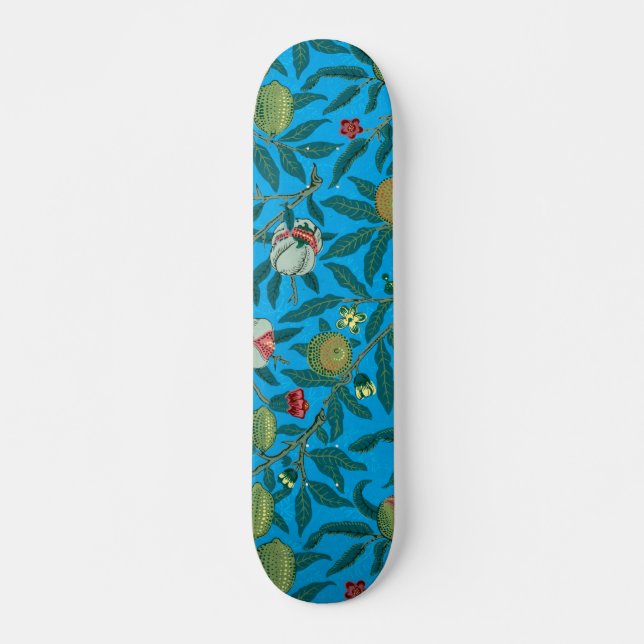 Skateboard Ramas con granadas de William Morris  (Anverso )