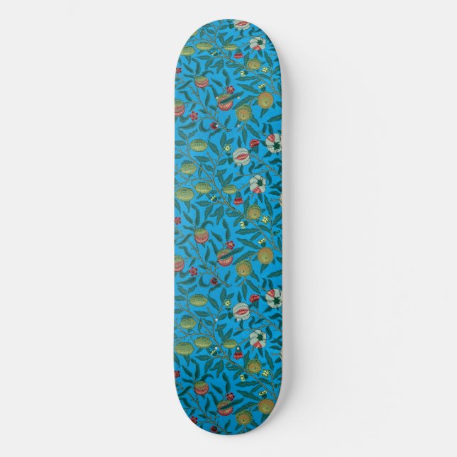 Skateboard Ramas con granadas de William Morris  (Anverso)
