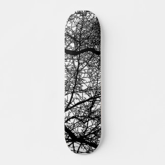 Skateboard Ramas de árbol en madera