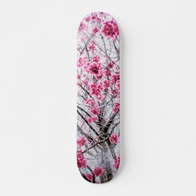 Skateboard Ramas y flores de un árbol de cerezo (Anverso )