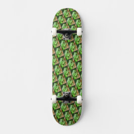 Skateboard Rana de árbol verde