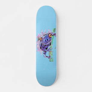 Skateboard Rana morada