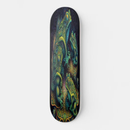 Skateboard Ranas artísticas Girly Green