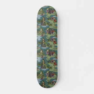 Skateboard Ranas de Chica Vintage Pin Up