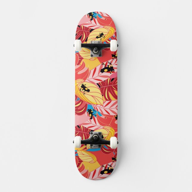 Skateboard Ranas de la selva (Anverso)