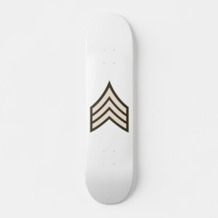 Skateboard rango de sargento del ejército