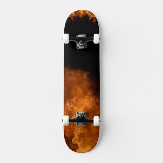 Skateboard Rápido como el FUEGO (Anverso)