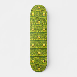 Skateboard Raro Snake Lover Reptile Ojos Patrón de piel
