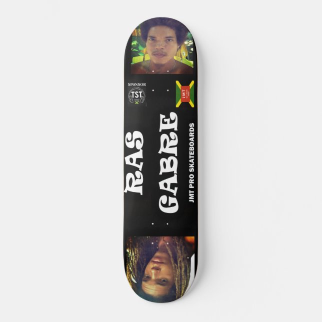 Skateboard RAS GABRE BECKFORD JMT (Anverso)
