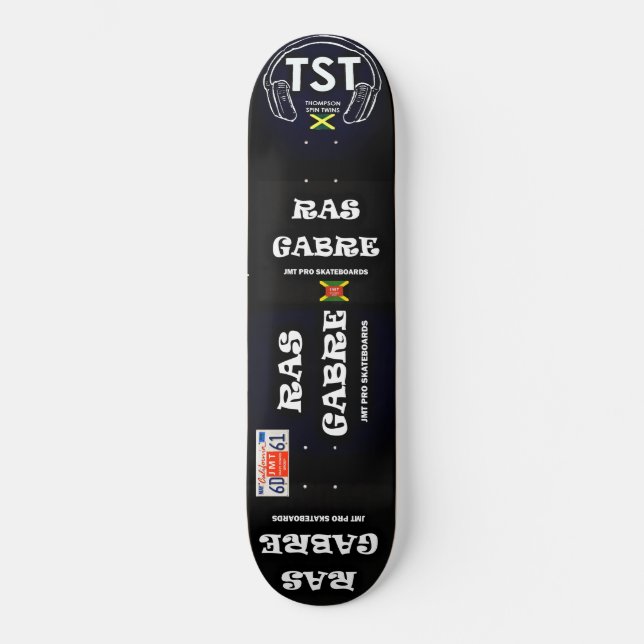 Skateboard RAS GABRE BECKFORD JMT (Anverso)