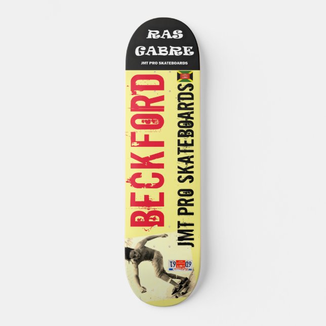 Skateboard RAS GABRE BECKFORD JMT (Anverso)