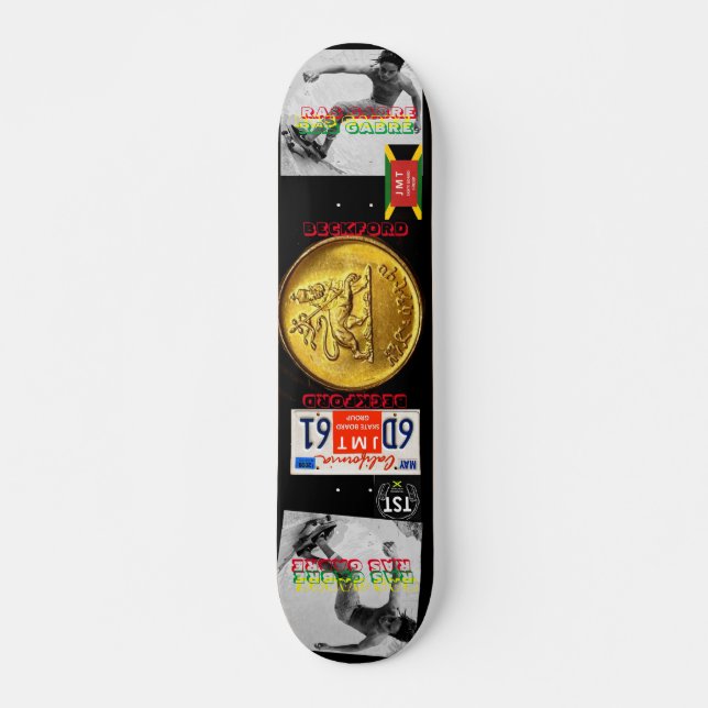 Skateboard RAS GABRE BECKFORD JMT 7 3/4" cubierta para skateb (Anverso )