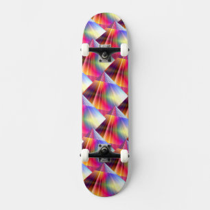 Skateboard Rasgos arcoiris