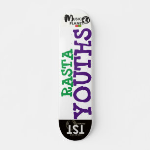 Skateboard RASTA JÓVENES monopatín, 7¾" Tablas