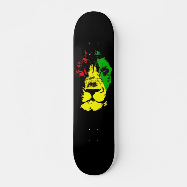 Skateboard Rasta Lion (Anverso )