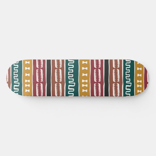 Skateboard Rastafarian de paño negro (Horz)