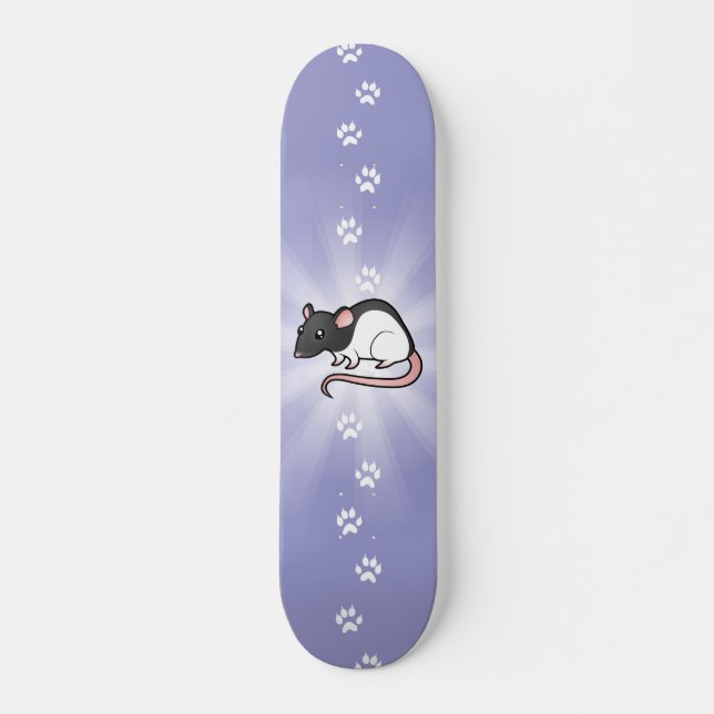 Skateboard Rata del dibujo animado (Anverso )