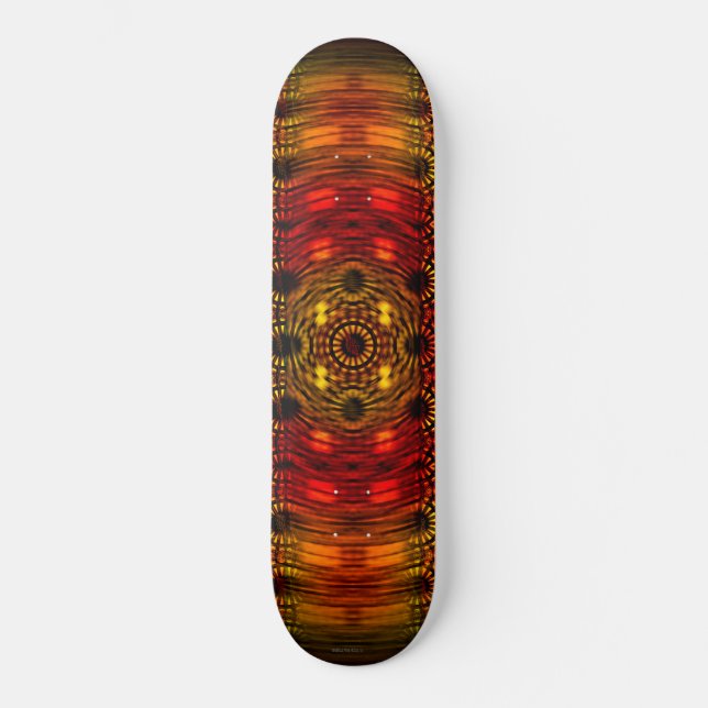 Skateboard Rave Kaleidoscópica (Anverso)
