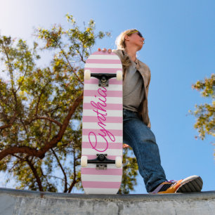 Skateboard Raya Rosa Clara Personalizada Moderna
