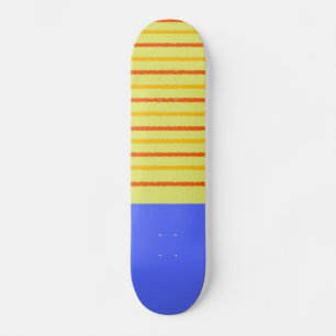 Skateboard rayas abstractas arte moderno