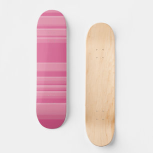 Skateboard Rayas complejas en rosa