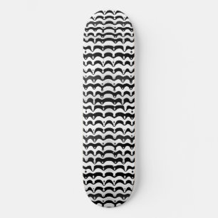 Skateboard Rayas de cebra de fusión blanca y negra Jazzy