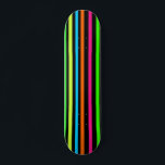 Skateboard Rayas de neón<br><div class="desc"></div>
