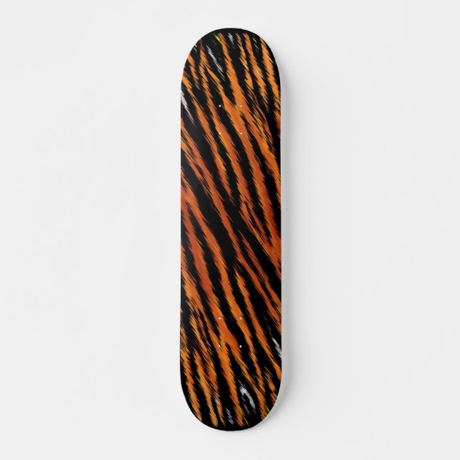 Skateboard Rayas de tigre  (Anverso )