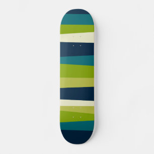 Skateboard Rayas irregulares 01