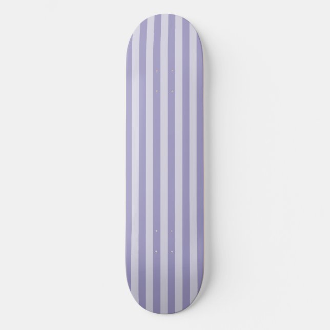 Skateboard Rayas Moradas (Anverso)
