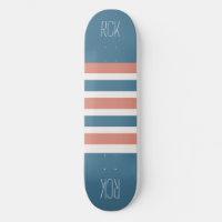 Rayas Patrón personalizado monograma patines