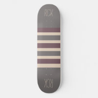 Rayas Patrón personalizado monograma patines