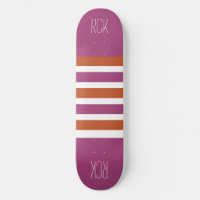 Rayas Patrón personalizado monograma patines