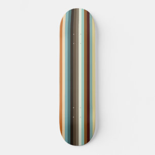 Skateboard Rayas retro
