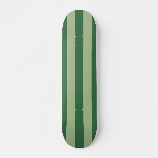 Skateboard Rayas verticales Selva Verde Rayado (Anverso )