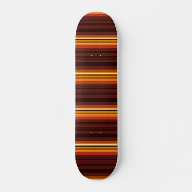 Skateboard Rayas vintage lindas (Anverso )