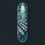 Skateboard "Raygun Gothic Advanced Science Lab Deck"<br><div class="desc">El "Raygun Gothic Advanced Science Lab Deck" es un gráfico de skateboard que captura la esencia de la exploración científica al estilo gótico Raygun. El diseño cuenta con un laboratorio de ciencia de última generación lleno de equipos avanzados, estaciones de investigación y tecnologías futuristas. El laboratorio está lleno de científicos...</div>