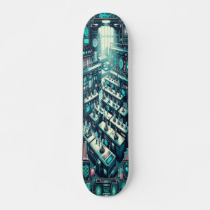 Skateboard "Raygun Gothic Advanced Science Lab Deck"
