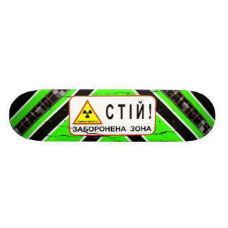 Skateboard Reactor 4 - advertencia de la radiación de
