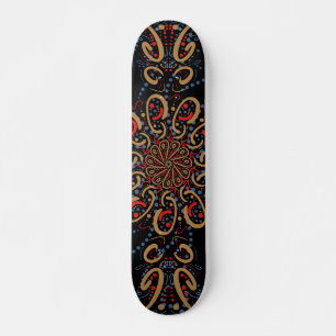 Skateboard Real Batik Patinaje Artístico Floral