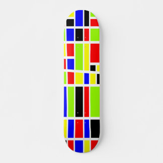 Skateboard Rectángulos coloridos 04