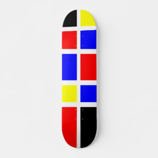 Skateboard Rectángulos coloridos 06