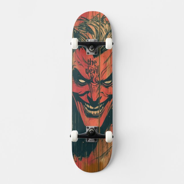 Skateboard Red Devil (Anverso)