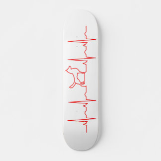 Skateboard Red Dog Heartbeat