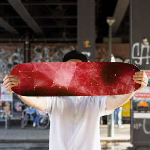 Skateboard Red Nebula   Disposición de patinaje es