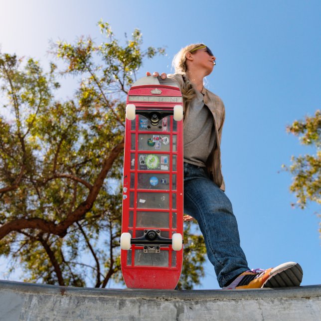 Skateboard Red Phone Box, Londres, Inglaterra (Exterior 1)
