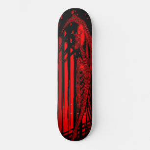 Skateboard Red Reaper