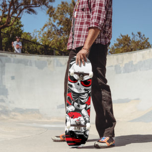 Skateboard Redefinición de la frialdad urbana - Esqueleto de 